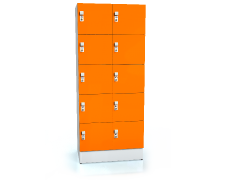Premium lockers with ten lockable boxes ALFORT AD 1920 x 800 x 520